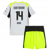 Camiseta Borussia Dortmund Maximilian Beier #14 Visitante Equipación para niños 2025-26 manga corta (+ pantalones cortos)